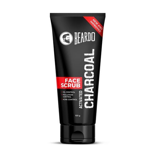 BEARDO ACTIVATED CHARCOAL FACE SCRUB 100GM