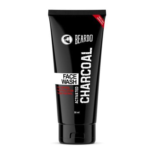 BEARDO ACTIVATED CHARCOAL FACE WASH 50ML