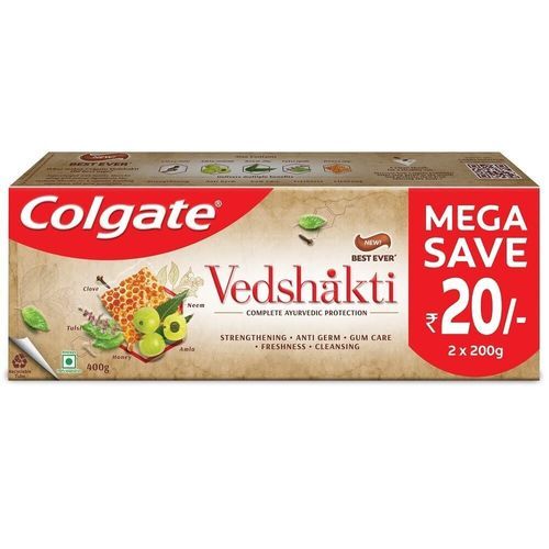 COLGATE VEDSHAKTI 400GM PACK OF 2