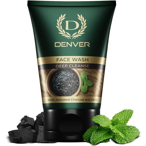 DENVER FACE WASH DEEP CLEAN ACTIVATE CHARCOAL AND MINT 100GM