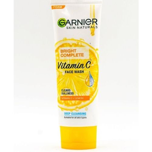 GARNIER VITAMIN C WITH LEMON FACE WASH 100ML