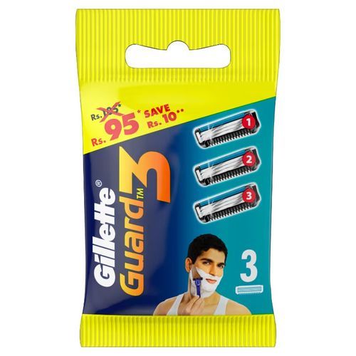 GILLETTE GUARD 3 CARTRIDGES