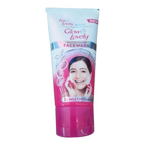 GLOW AND LOVELY BRIGHT GLOW FACEWASH 3X MULTIVITAMINS 50GM