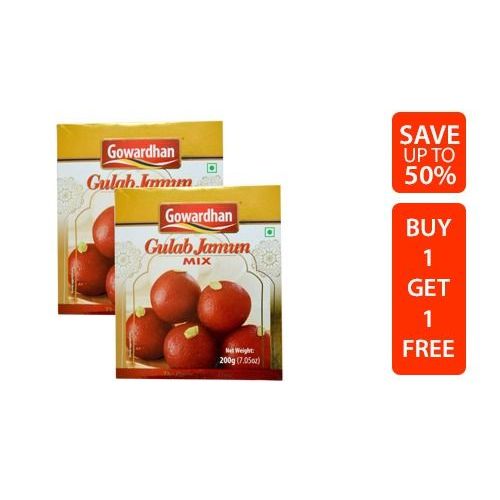 GOWARDHAN GULAB JAMUN MIX 200GM BUY 1 GET 1 FREE