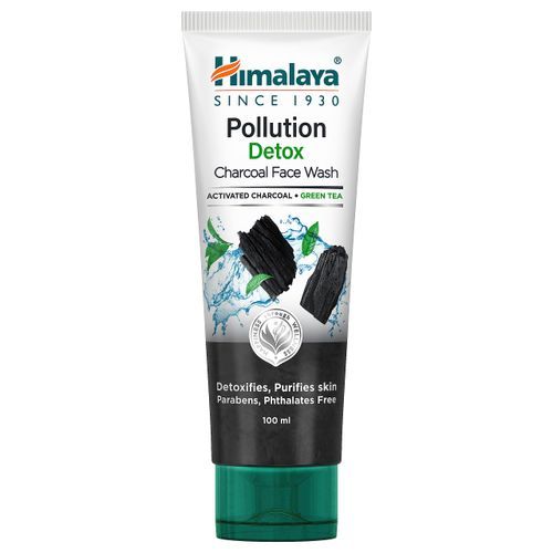 HIMALAYA POLLUTION DETOX CHARCOL FACE WASH 100ML