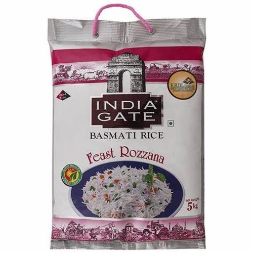 INDIA GATE BASMATI FEAST ROZZANA RICE 5KG