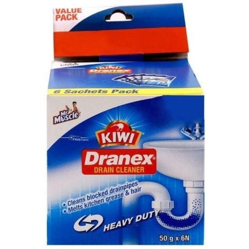 KIWI DRANEX DRAIN CLEANER 6 PACK