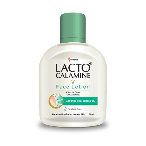 LACTO CALAMINE FACE LOTION KAOLIN CLAY WITH ALOEVERA 60 ML