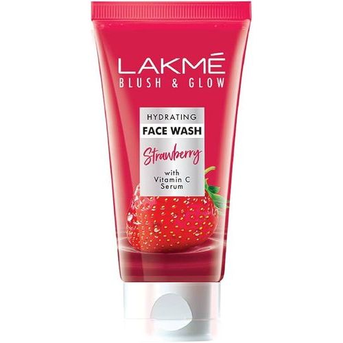 LAKME STRAWBERRY HYDRATING FACE WASH WITH VITAMIN C SERUM 100GM