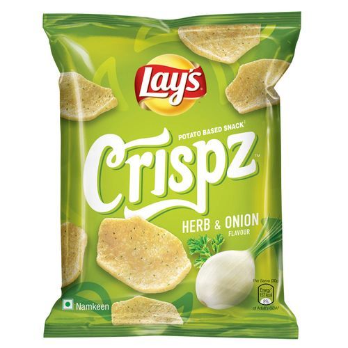 LAYS CRISP HERB AND ONION FLAVOUR 47GM