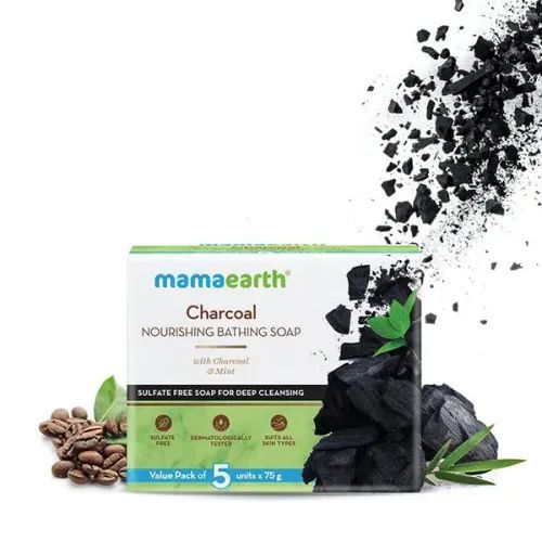 MAMAEARTH CHARCOAL SOAP PACK OF 5 4+1