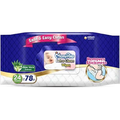 MAMMY POKO WIPES ALOE VERA EXTRACT 24 SHEETS