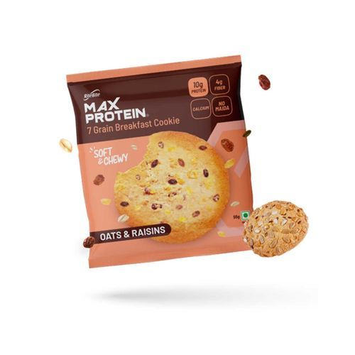 MAX PROTEIN OATS AND RAISINS 55G