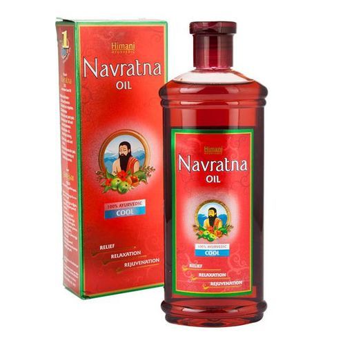 NAVRATNA AYURVEDIC OIL 200ML WITH NAVRATNA COOLTALC