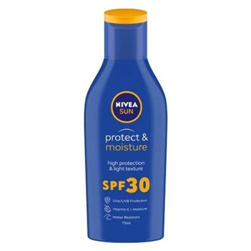 NIVEA SUN PROTECT AND MOISTURE SPF 30 BODY LOTION 75ML