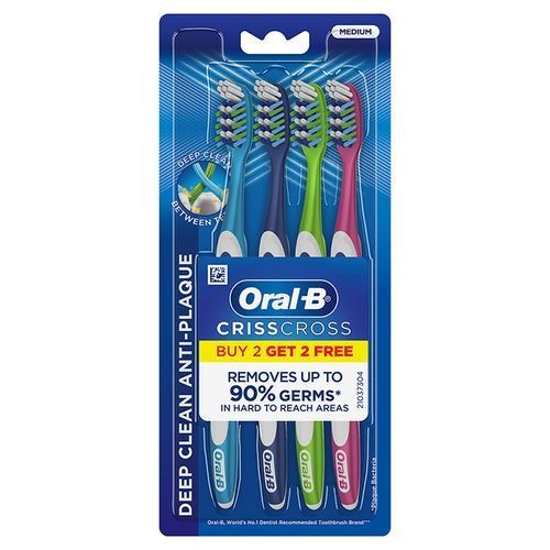 ORAL B CRISSCROSS TOOTHBURESH BUY 2 GET 2