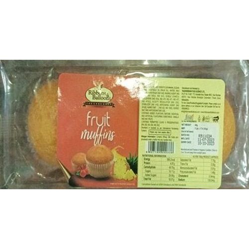 REBBONS BALOON FRUIT MUFFINS CAKE 60G