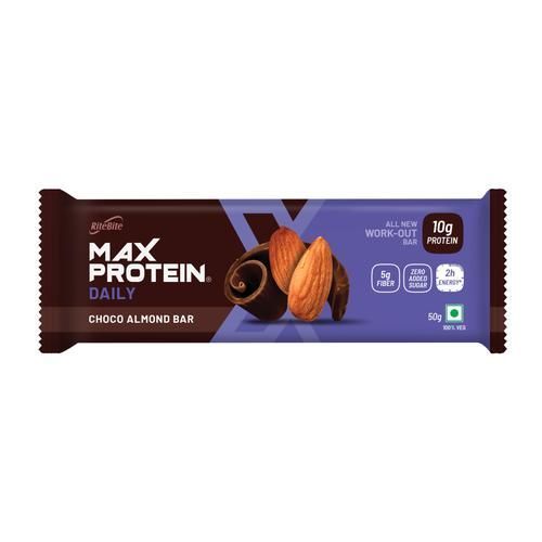 RITEBITE MAX PROTEIN DAILY CHOCO ALMOND BAR 50GM