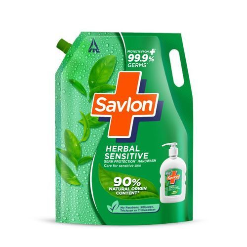 SAVLON HERBAL SENSITIVE HANDWASH POUCH 350ML BUY 2