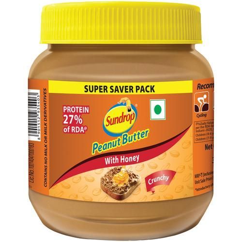 SUNDROP PEANUT BUTTER WITH HONEY CRUNCHY 300 GM