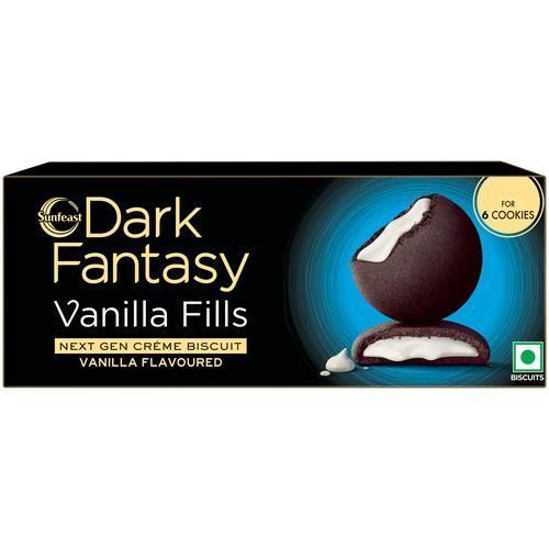 SUNFEAST DARK FANTASY VANILLA FILLS 6 COOKIES