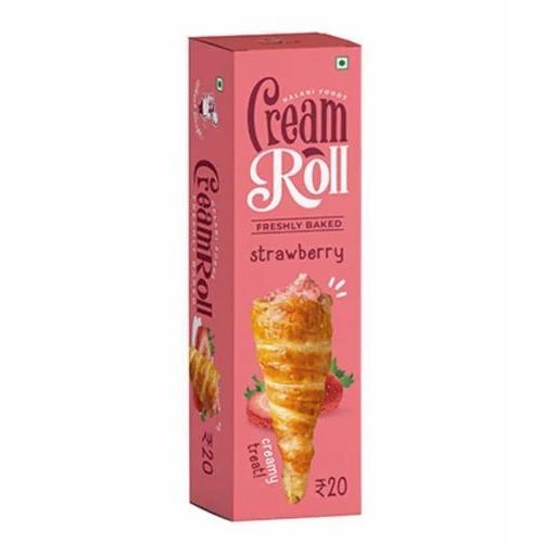 WHEAT CRAFT CREAM ROLL STRAWBERRY 55GM