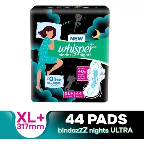 WHISPER ULTRA BINDAZZZ NIGHT 44 PADS