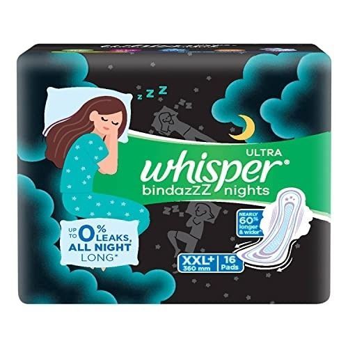 WHISPER ULTRA NIGHT XXL+ 16 PADS